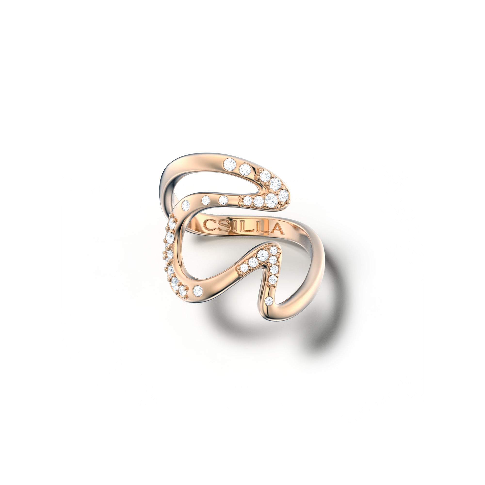 Uniq Diva - Yellow Gold Diamond Ring