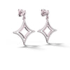 Csillag Sha - White Gold Diamond Earring - Csilla Jewelry