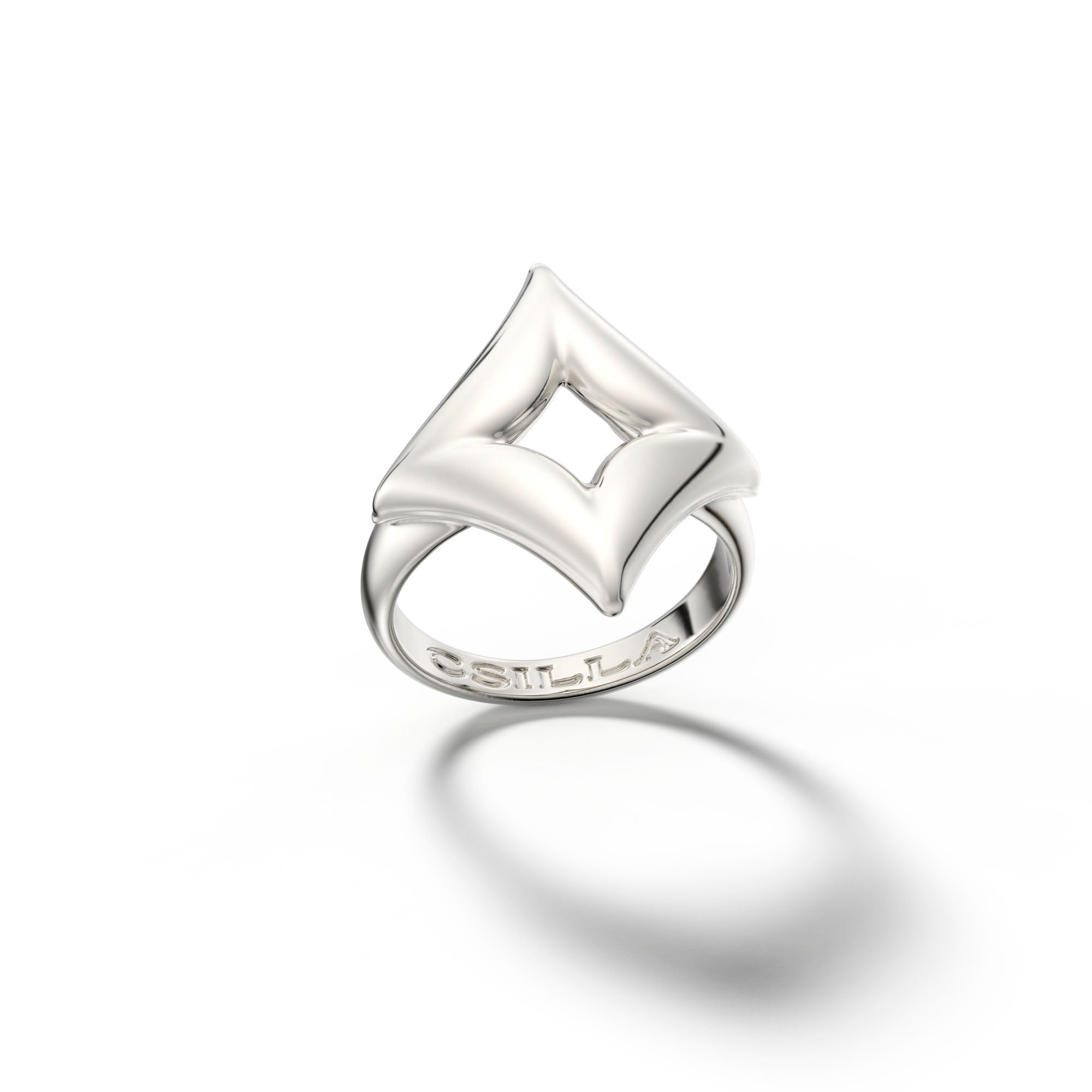 Csillag Ice - White Gold 18K Ring - Csilla Jewelry