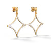 Csillag Sirius - Yellow Gold Earring Large - Csilla Jewelry