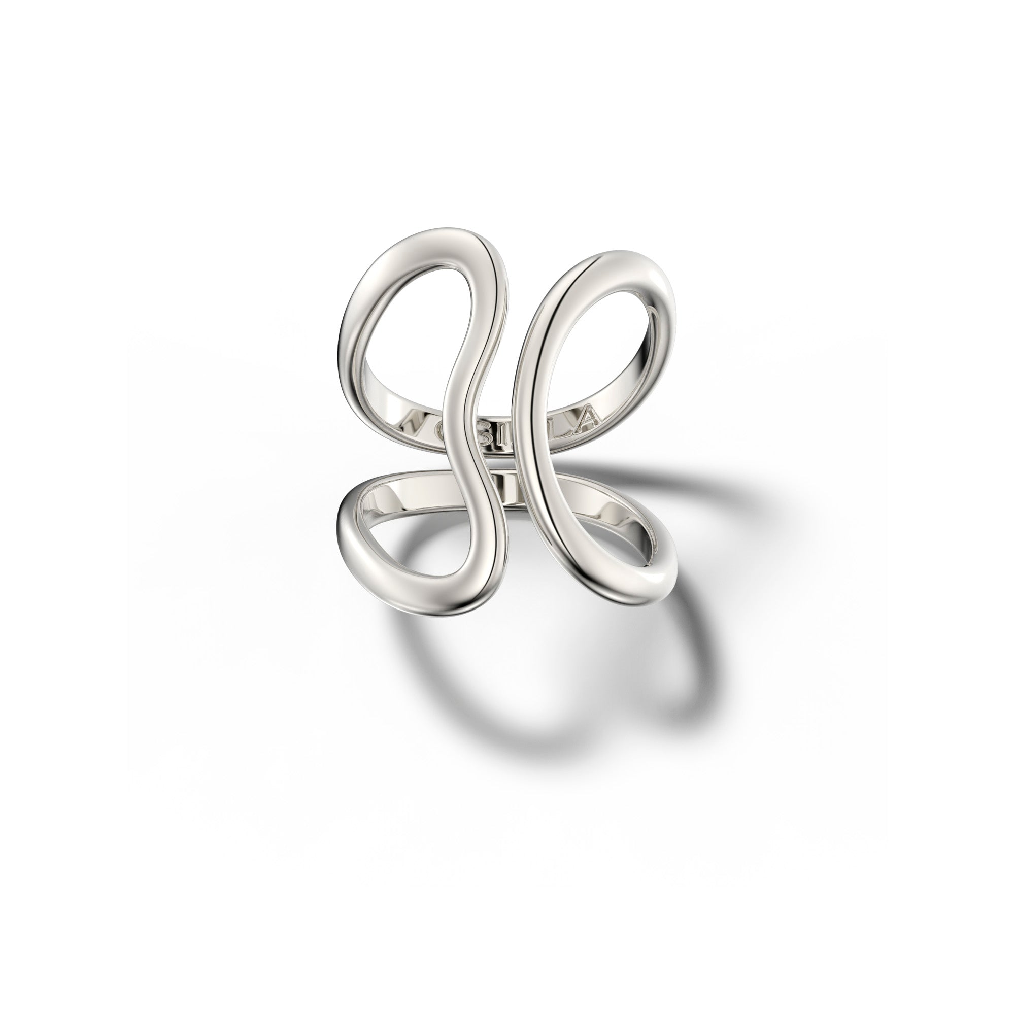 Uniq Gaea 18k White Gold Ring