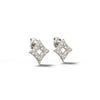 Csillag Orionis - White Gold Diamond Earring Small - Csilla Jewelry