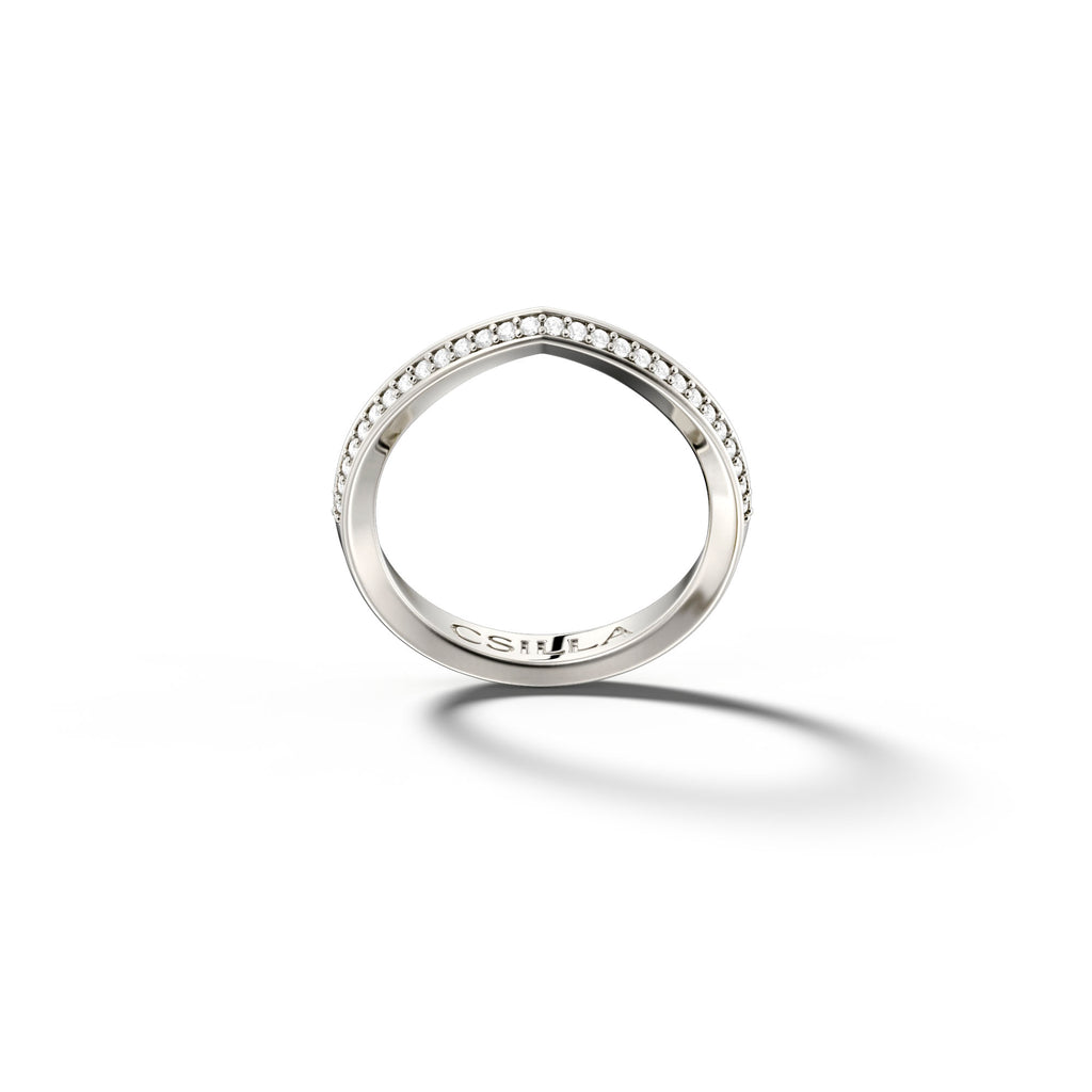 Eden - 18k White Gold Diamond Ring