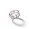 Me&I - White Gold Diamond Ring Small - Csilla Jewelry