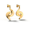 Me&I Twist - 18k Yellow Gold Earring - Csilla Jewelry