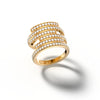 Issimo - White Gold Diamond Ring Large - Csilla Jewelry