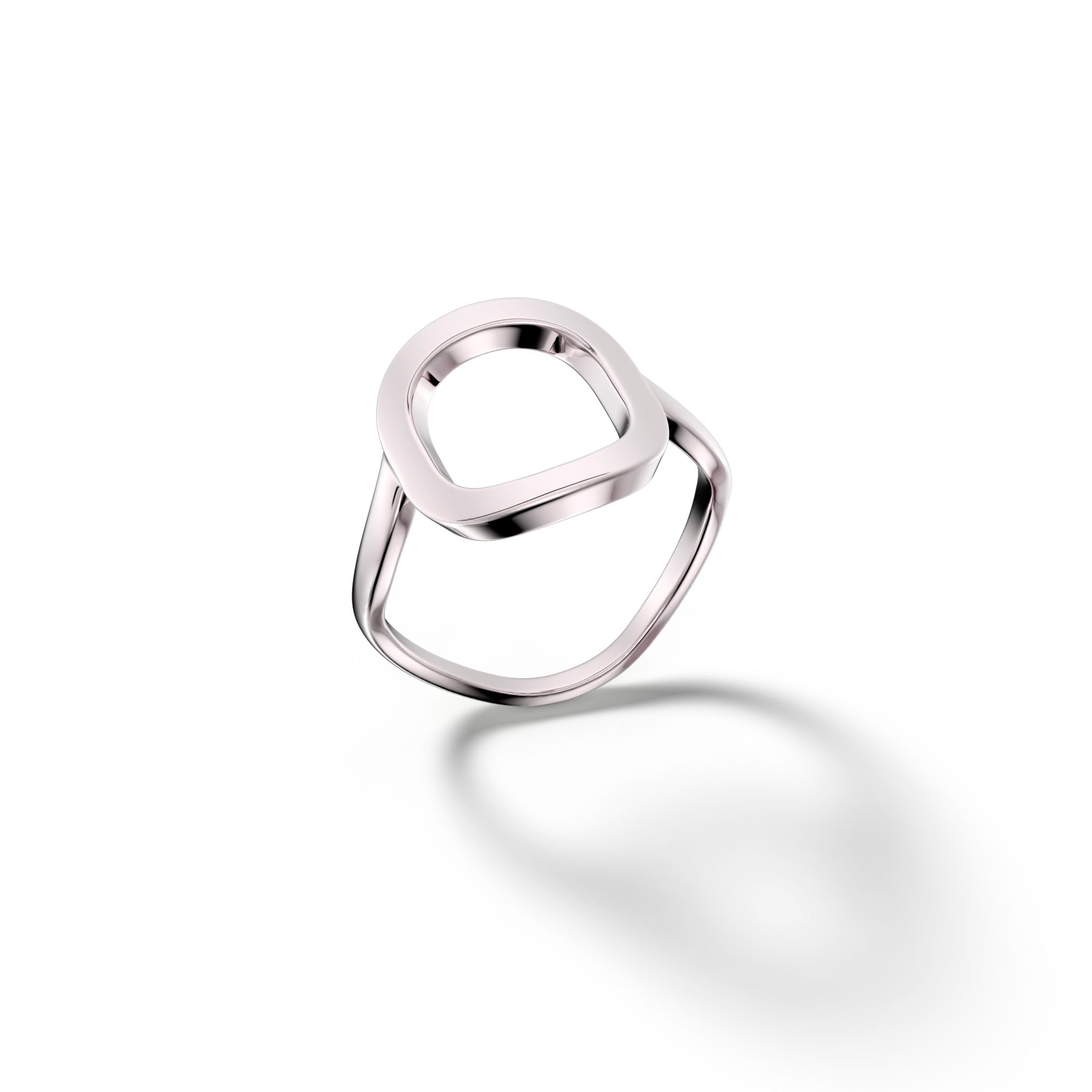 Me&I Imperfect White Gold Diamond Ring - Csilla Jewelry