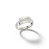 Issimo White Gold Diamond Ring Split 3 - Csilla Jewelry
