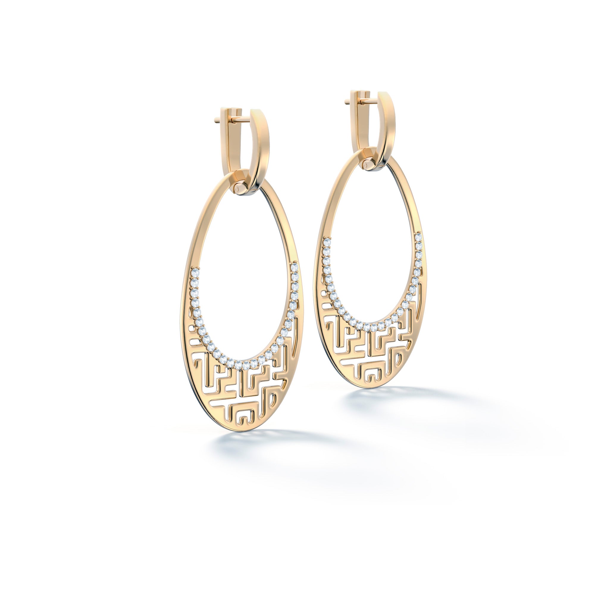 'A-Māz-Me' Cleo - White Gold Diamond Earring