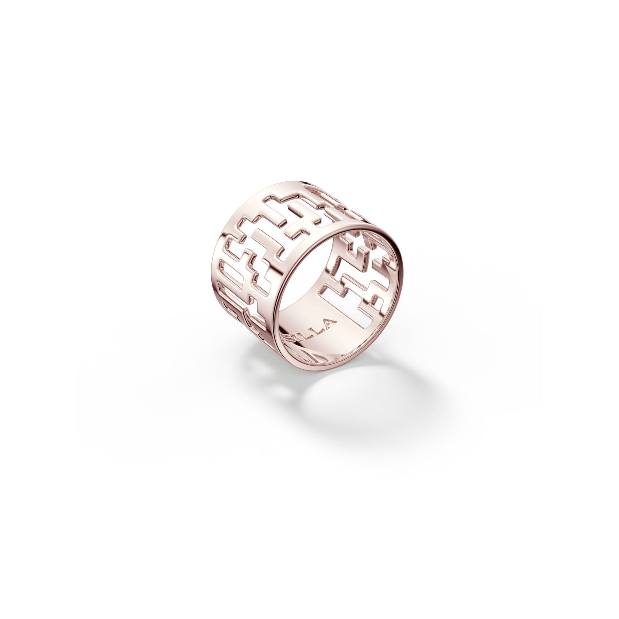 'A-Māz-Me' Icy Yellow Gold Ring